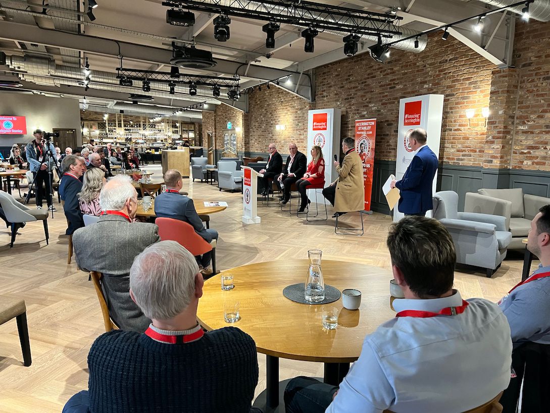 Business leaders get taste of Accrington Stanley's new £2.5m hospitality suite