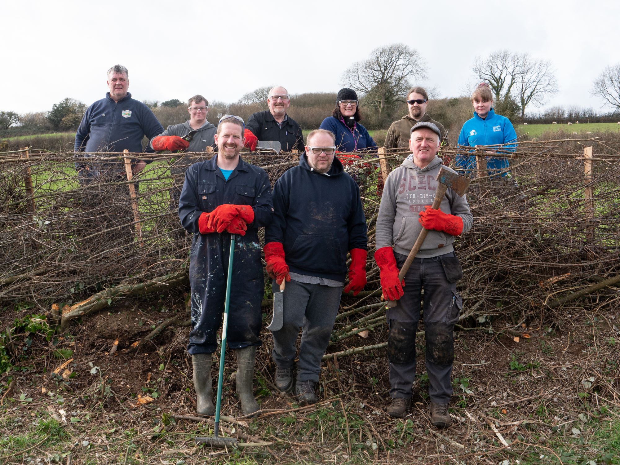 Kidwelly foundation resurrects hedgerow management and gives children eco skills