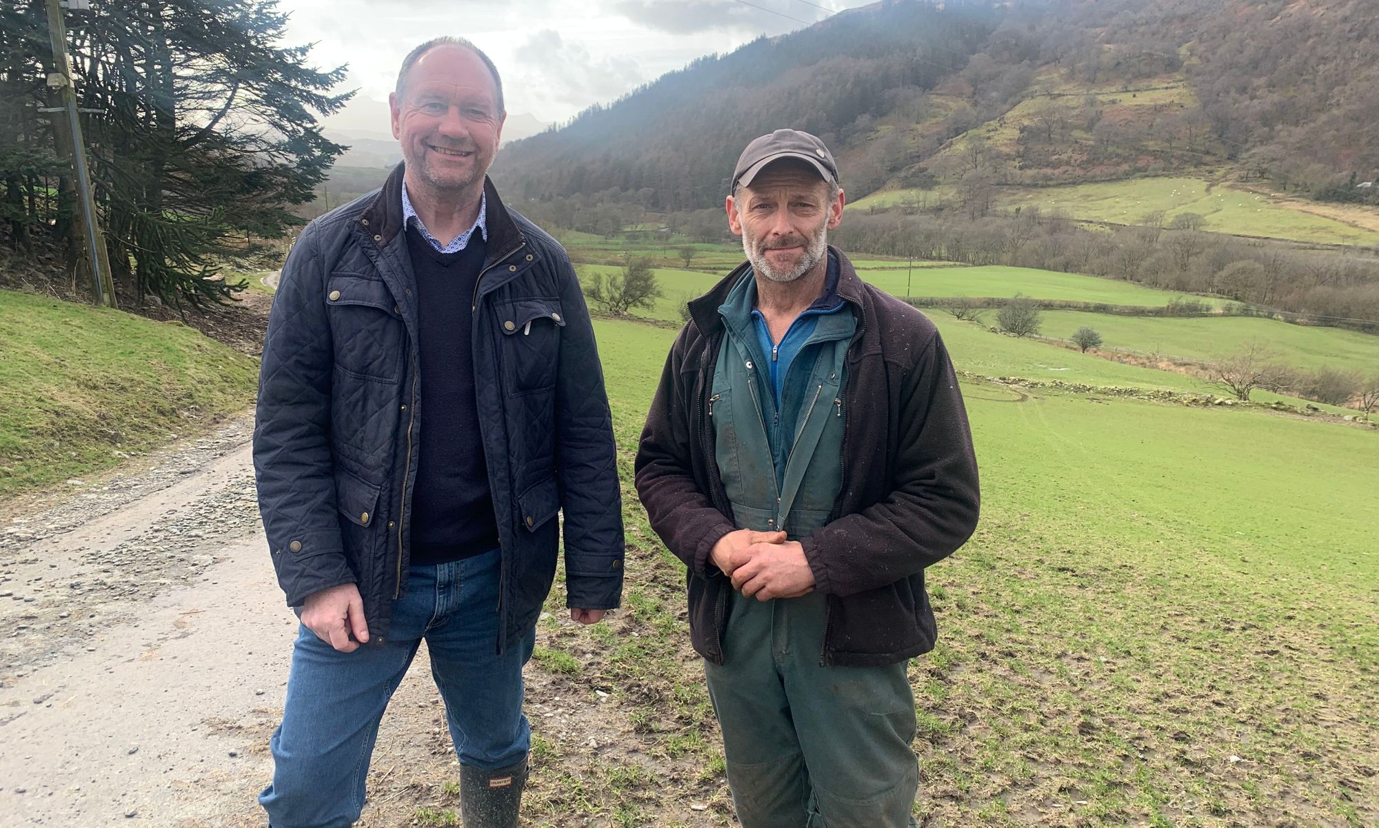 Senedd member visits Rhydymain farm to learn about environmental work