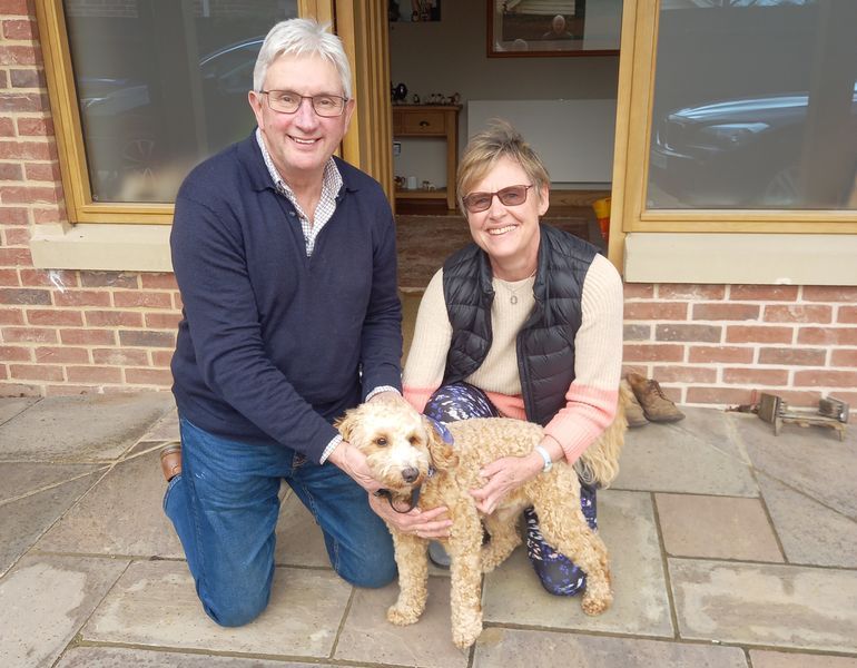 Hadham Cross couple take on dog walk challenge for charity