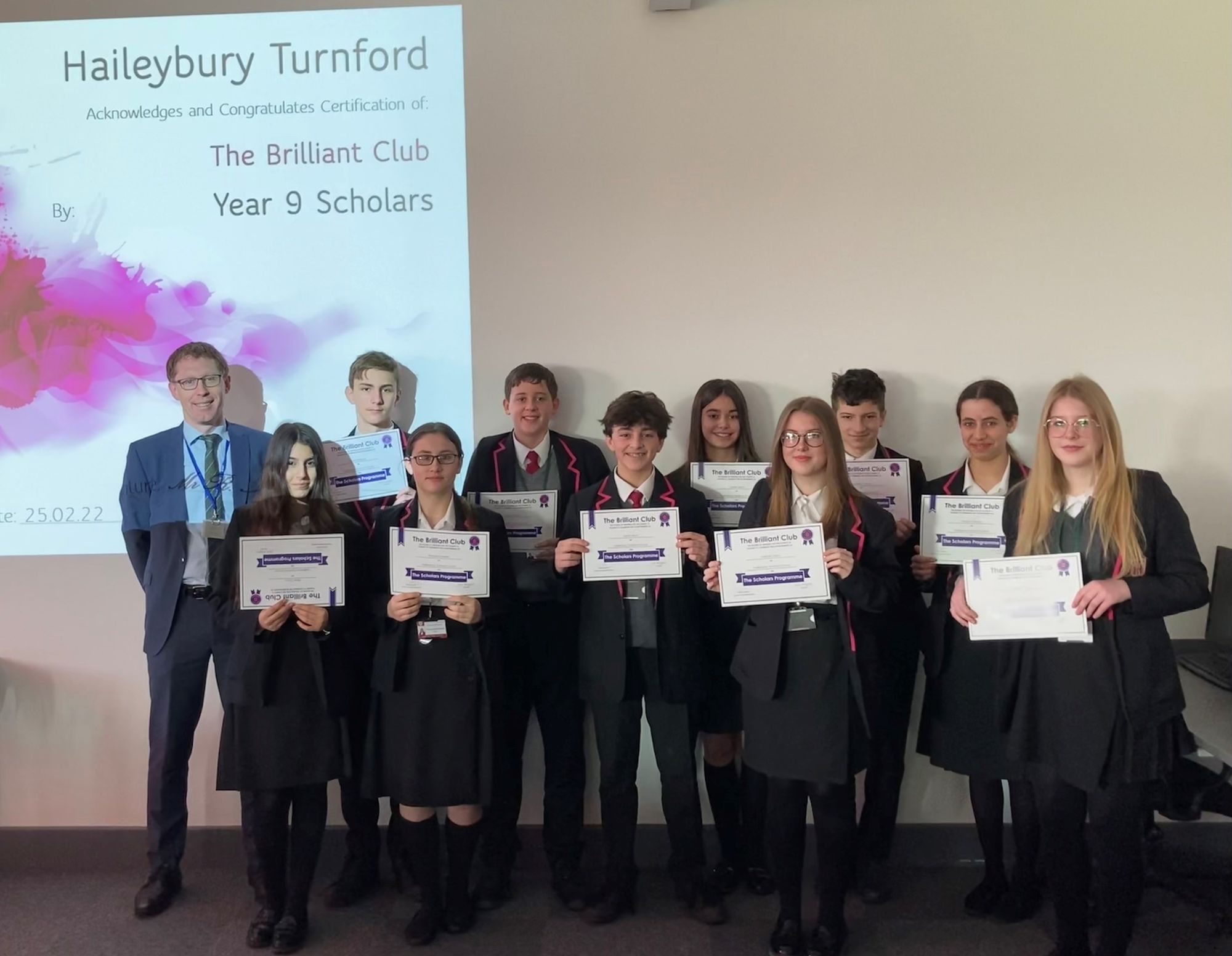 Talented Cheshunt students graduate from university access programme