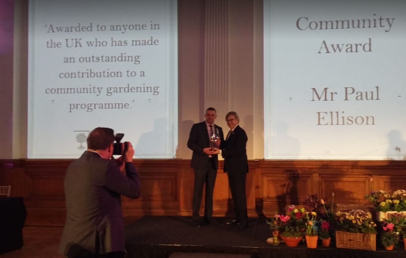 Rochdale volunteer wins RHS award for ‘outstanding community gardening’