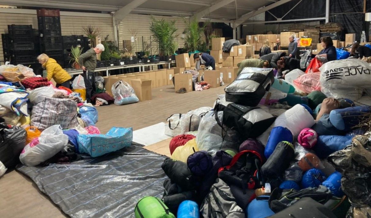 Brentwood garden centre leads the way with donations to Ukraine