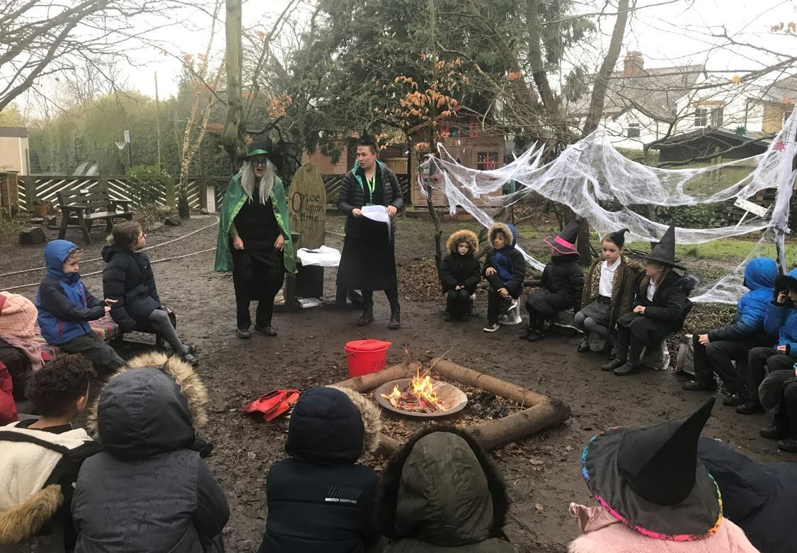 Knaphill school transforms into Hogwarts as pupils try their hand at magic