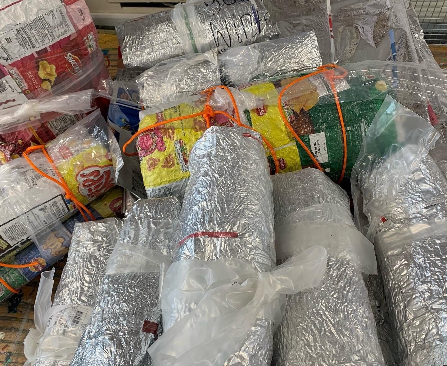 Hastings crisp packet project donates survival sheets to Ukraine