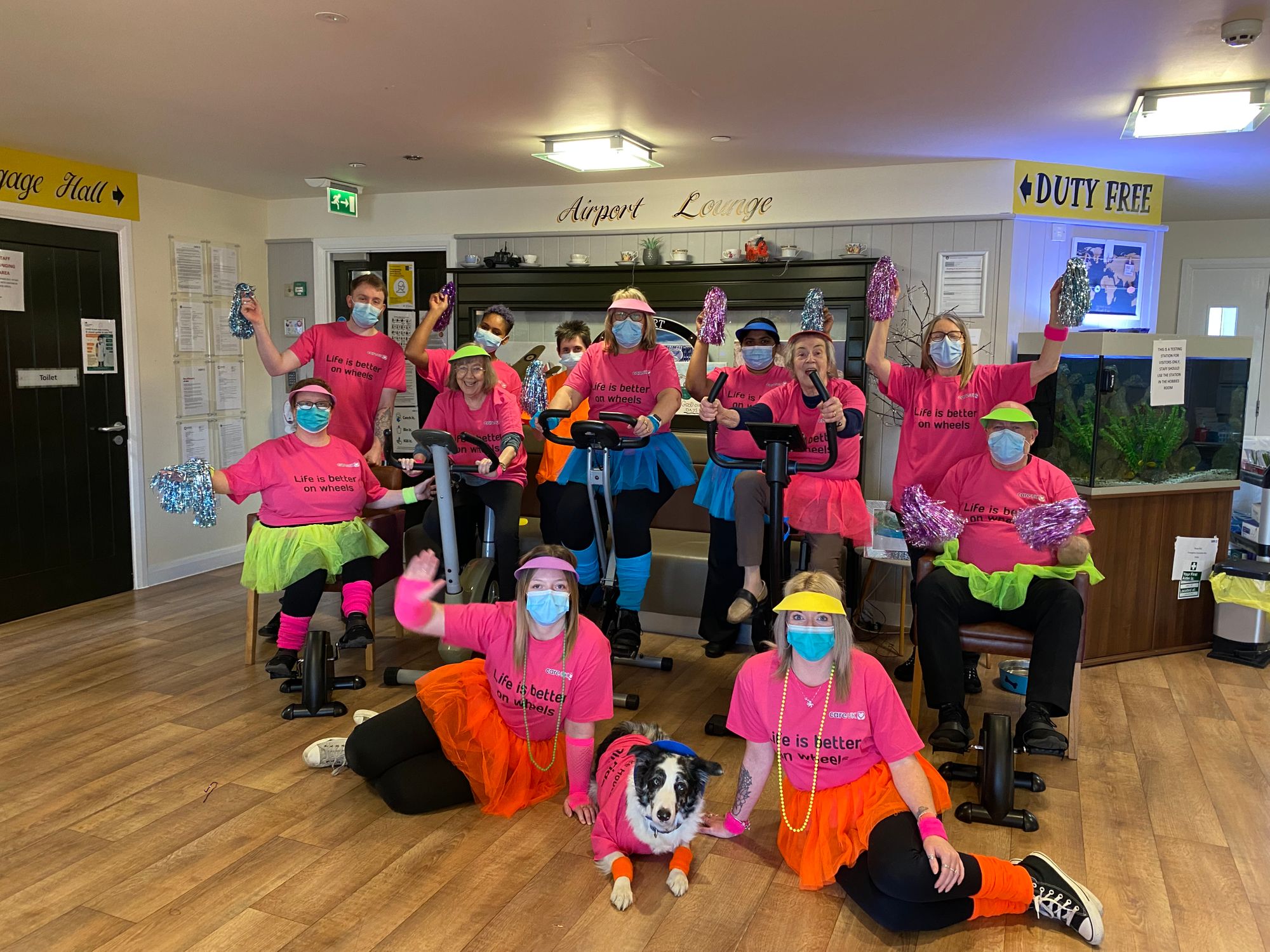 Ipswich care home residents take unusual approach to getting fit