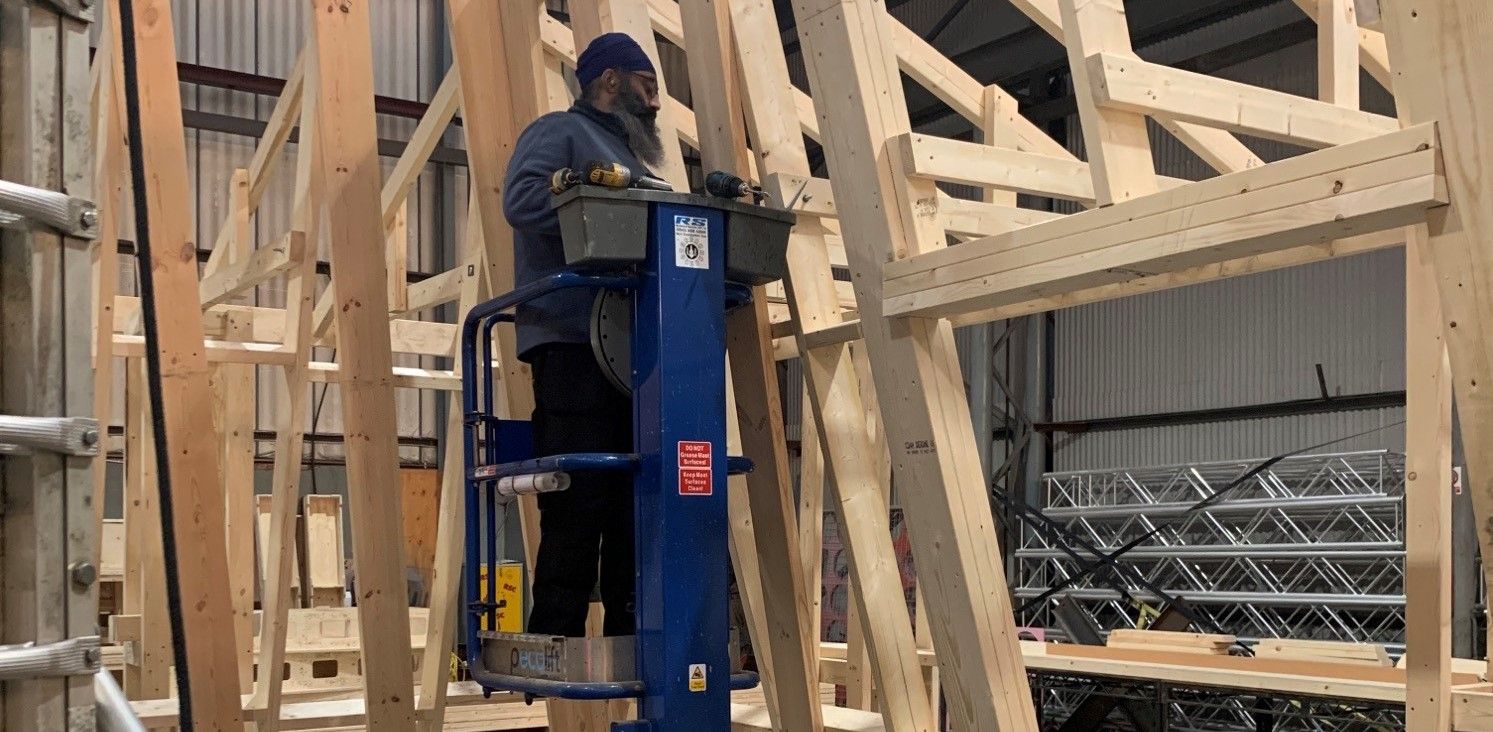 Coventry student joins American artist to create COVID-19 'Sanctuary' memorial