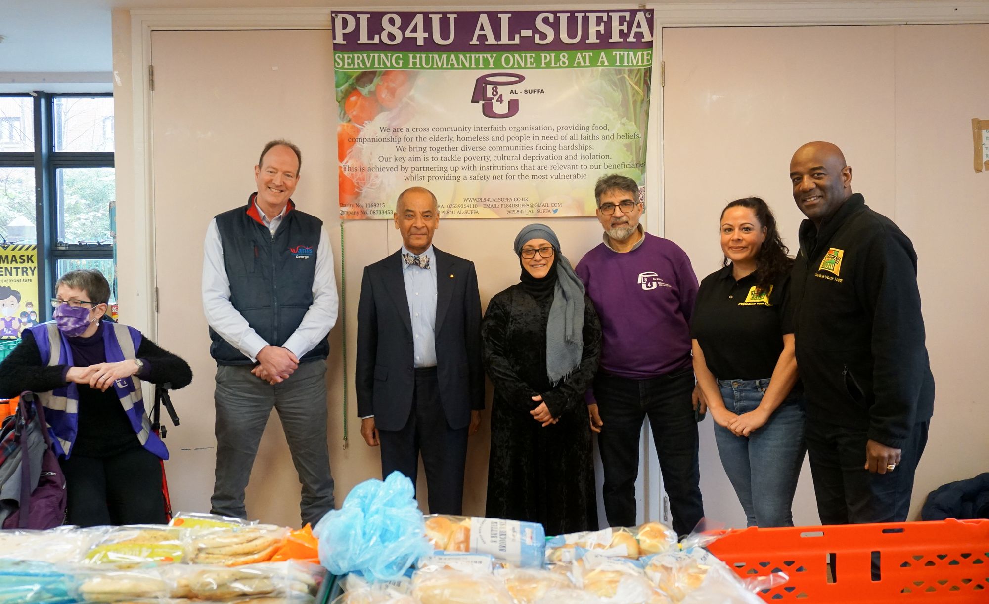 The Queen sends her gratitude to Walthamstow food bank