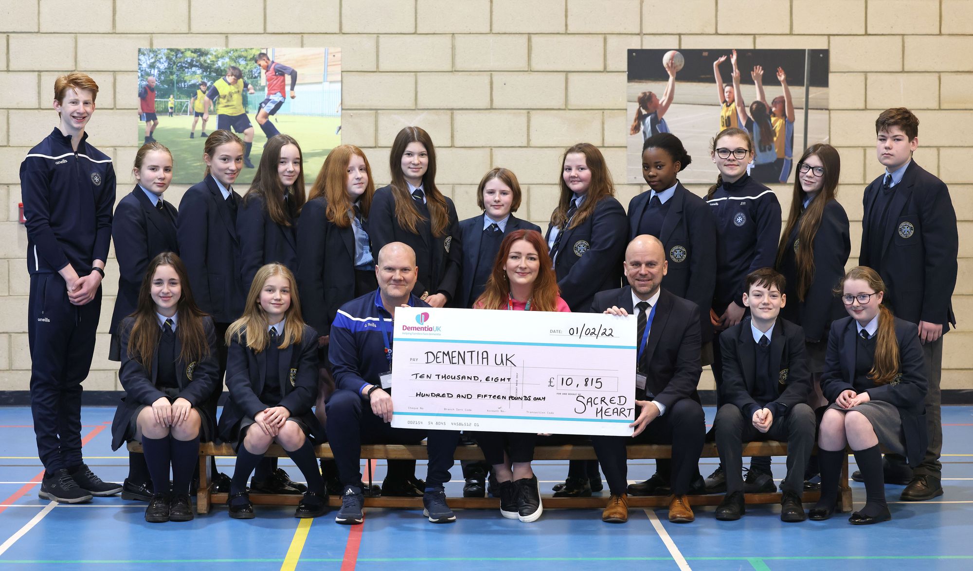 Crosby students pay tribute to former headteacher by raising money for dementia charity