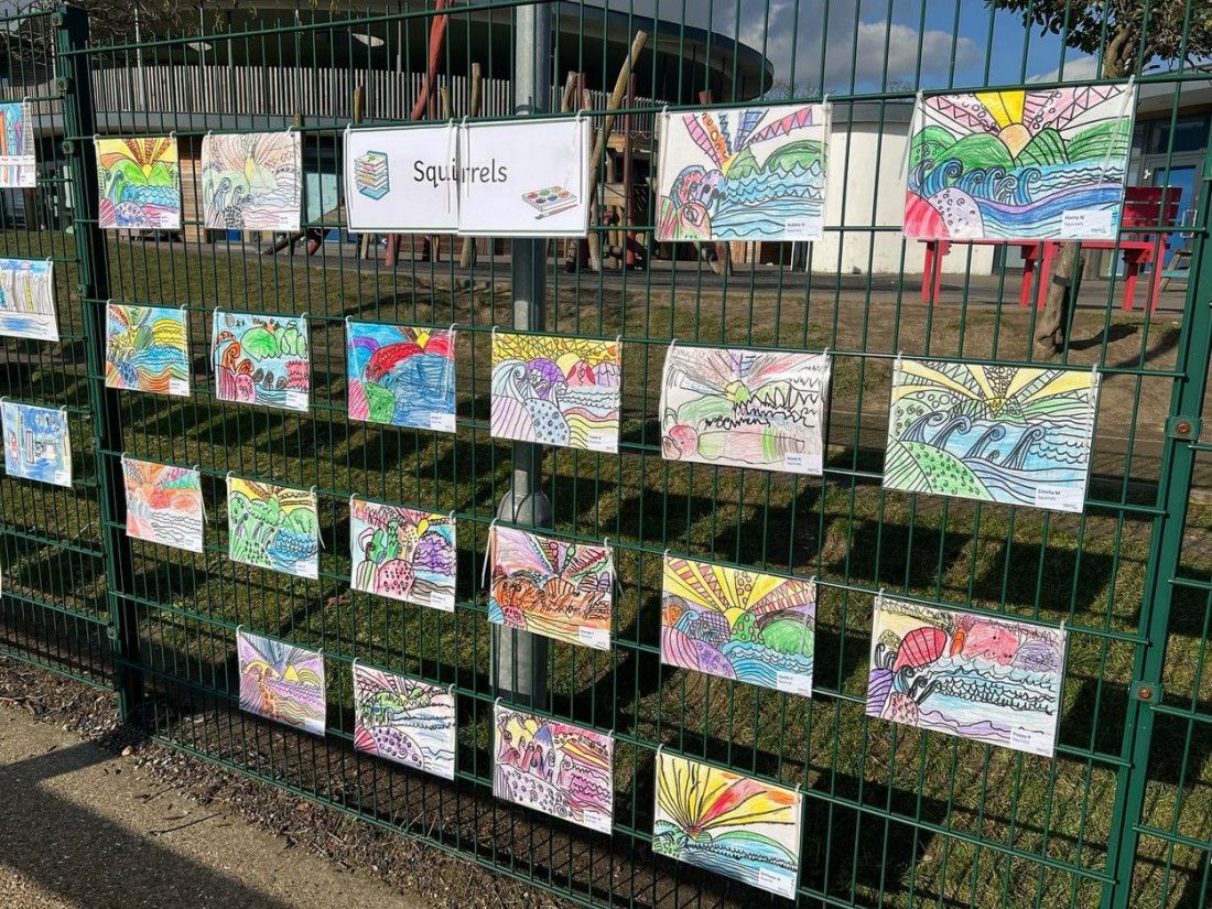Folkestone pupils create playground art exhibition