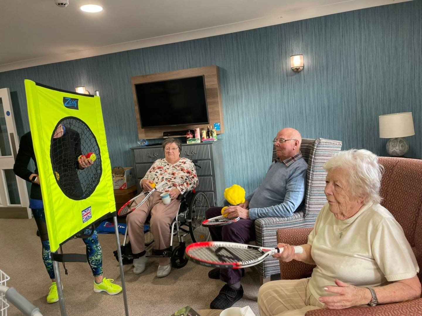 Game, set, match at a Whitstable care home as residents take unusual approach to getting fit