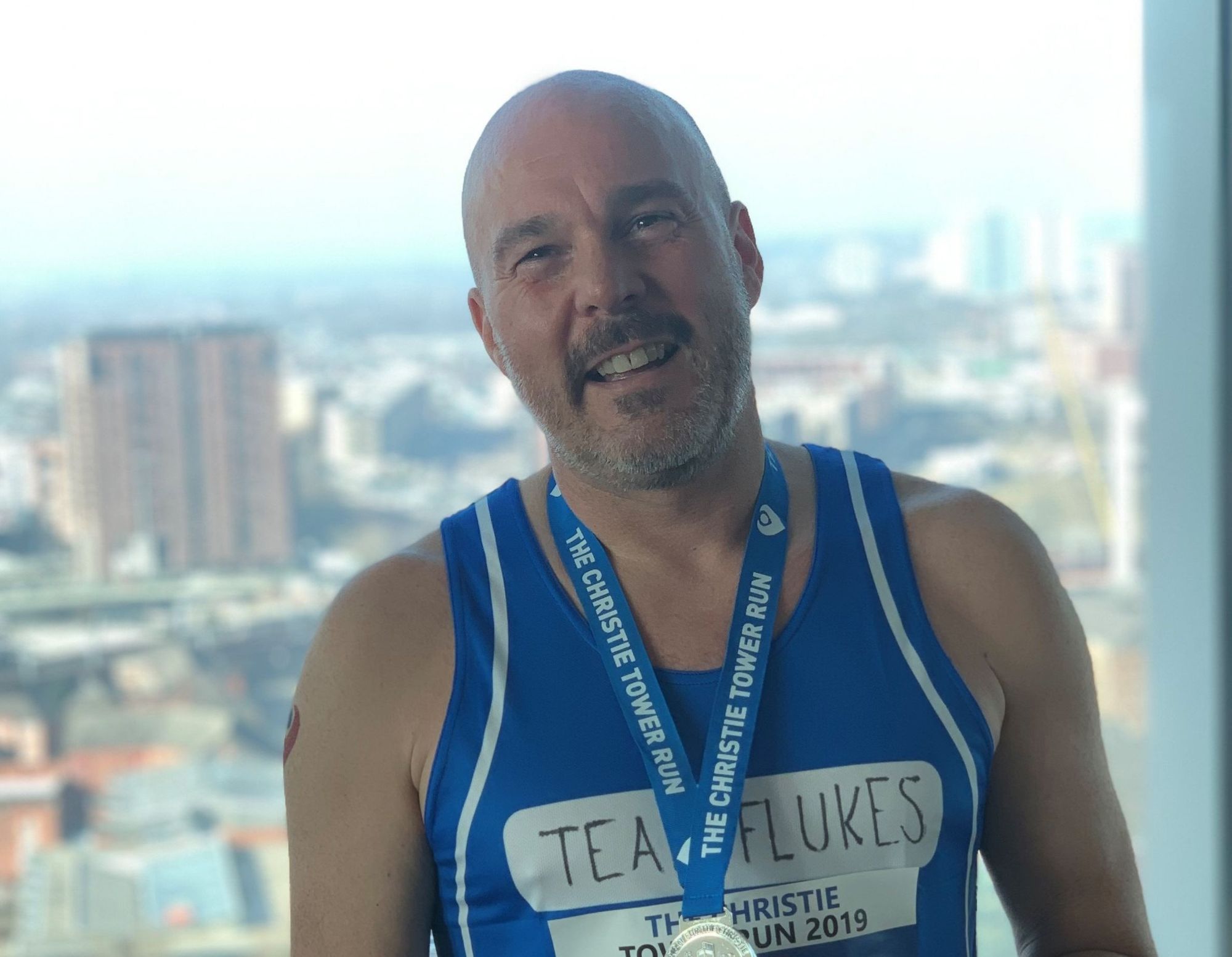 Rich steps up to the plate for partner to raise money for The Christie