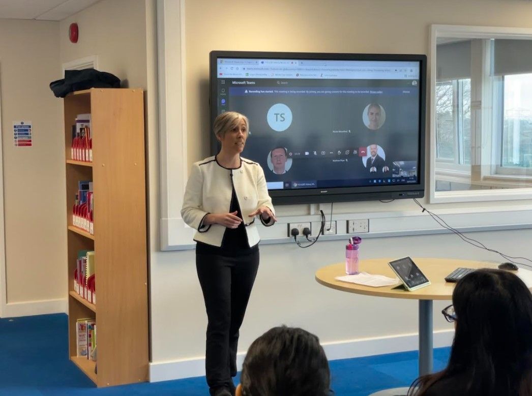 MP visits St Albans school for LGBT+ History Month