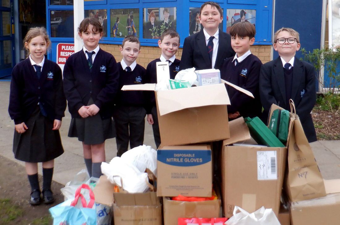 Thanet school donates supplies to Ukraine field hospital