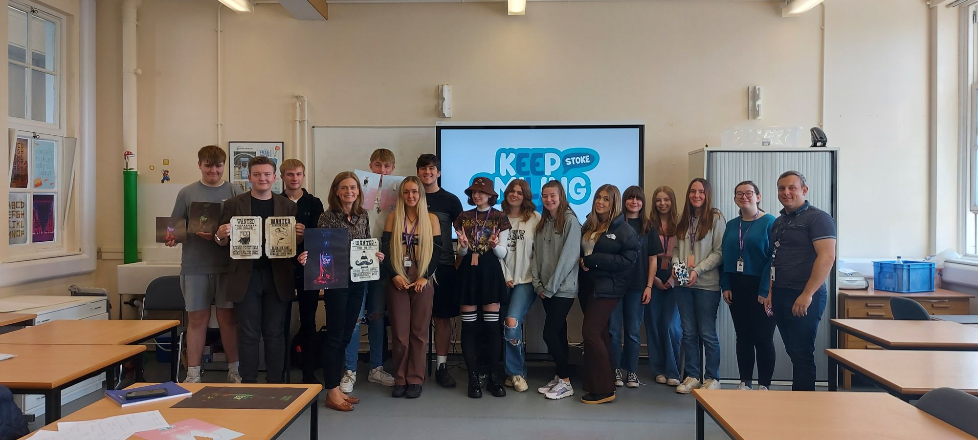 Creative Stafford students help deliver serious dental health message