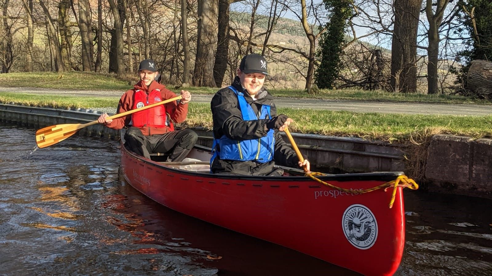 Two brothers canoe across the country for East Cheshire Hospice