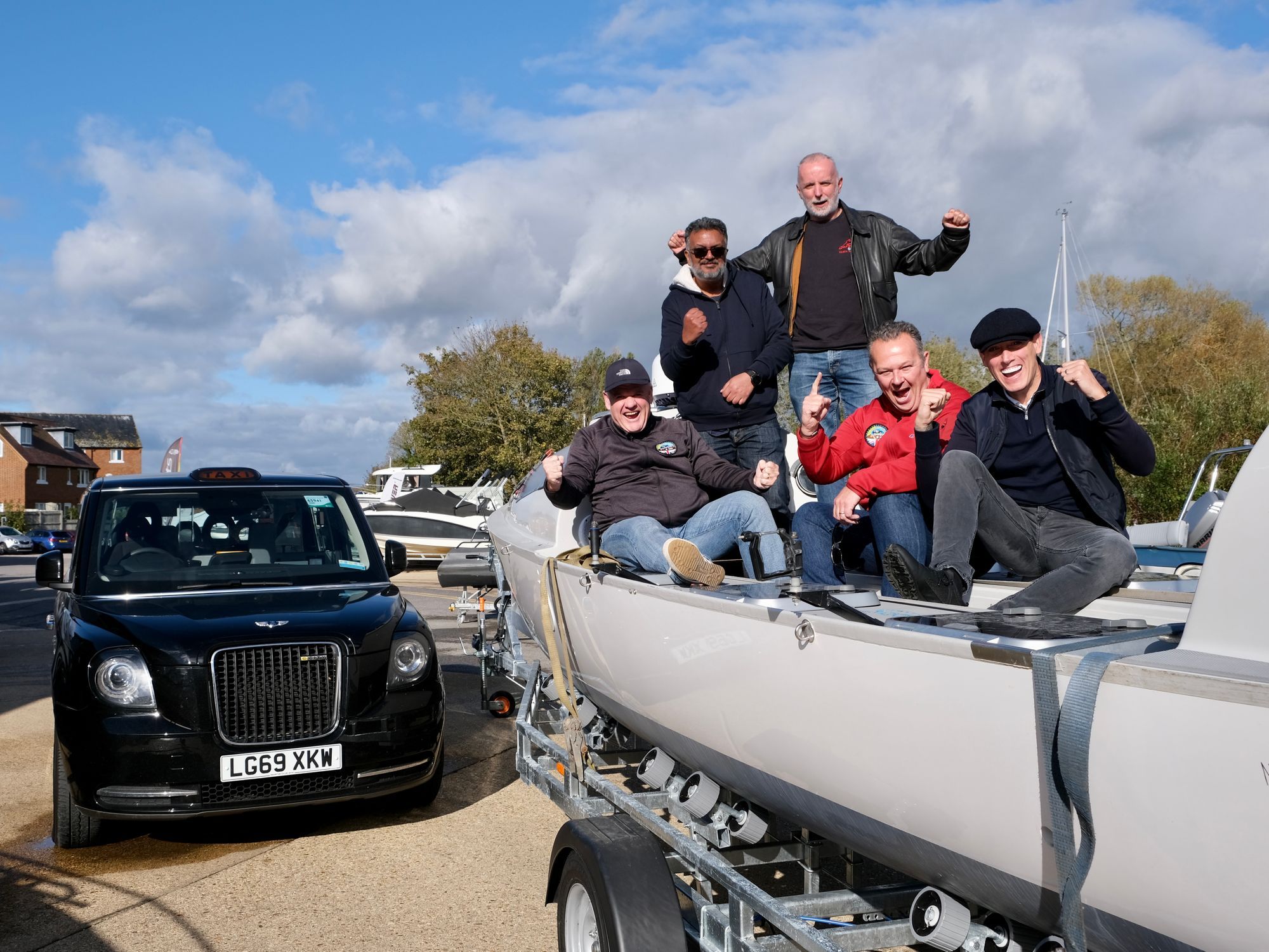 Fundraising London cab drivers to row the Atlantic