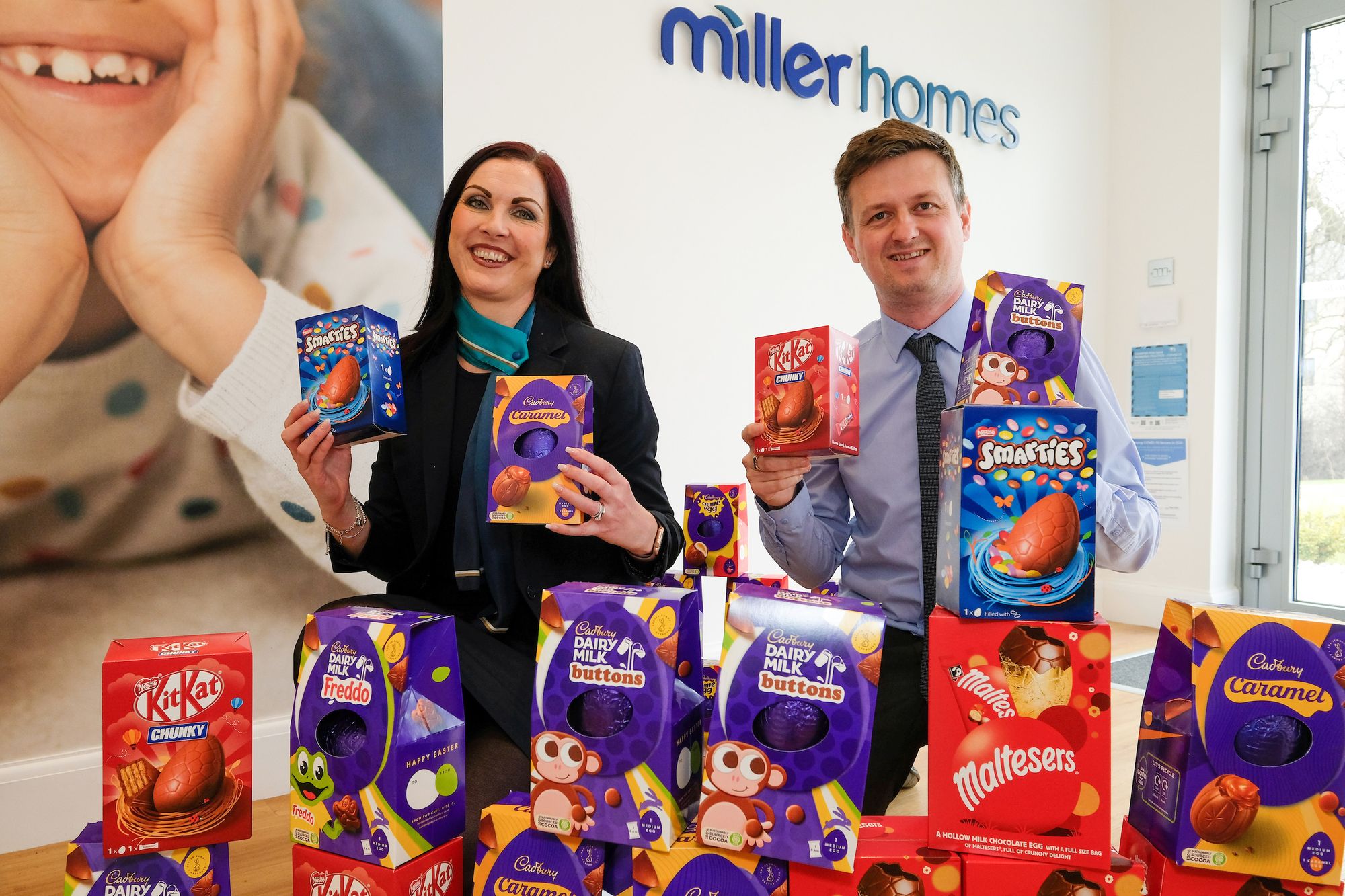 Yorkshire housebuilder supports foodbank with Easter egg appeal