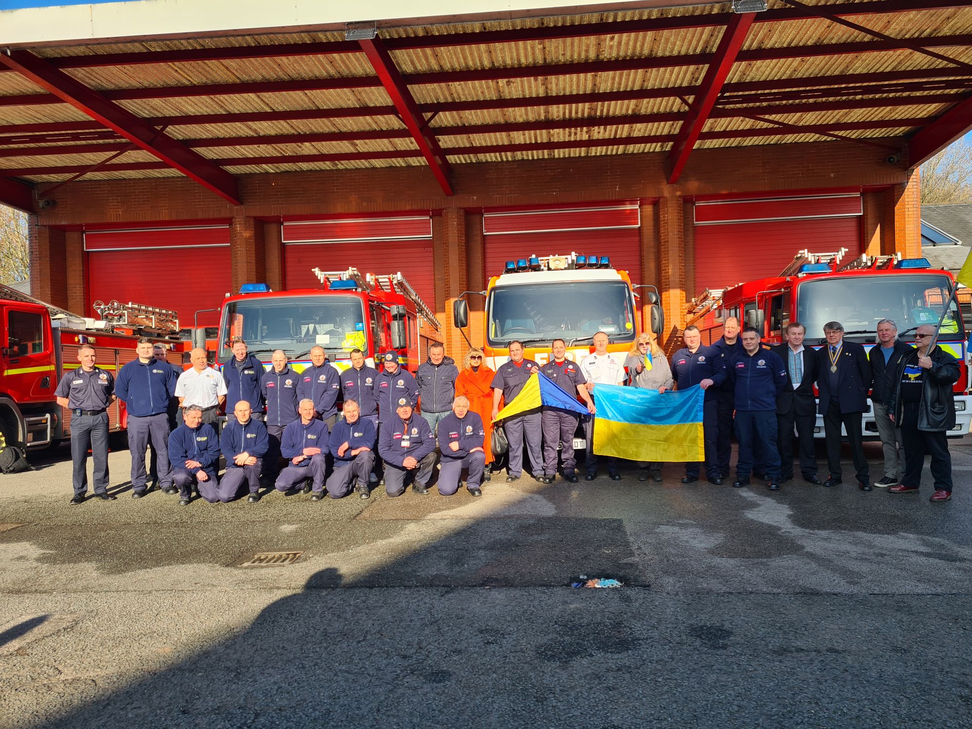 Merseyside firefighters join national convoy to deliver equipment and PPE to Ukraine