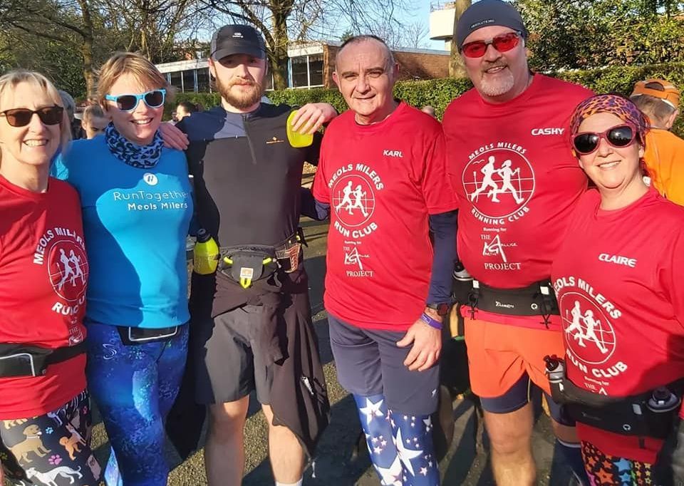 Meols running group turning clothes into pounds to help prevent suicide