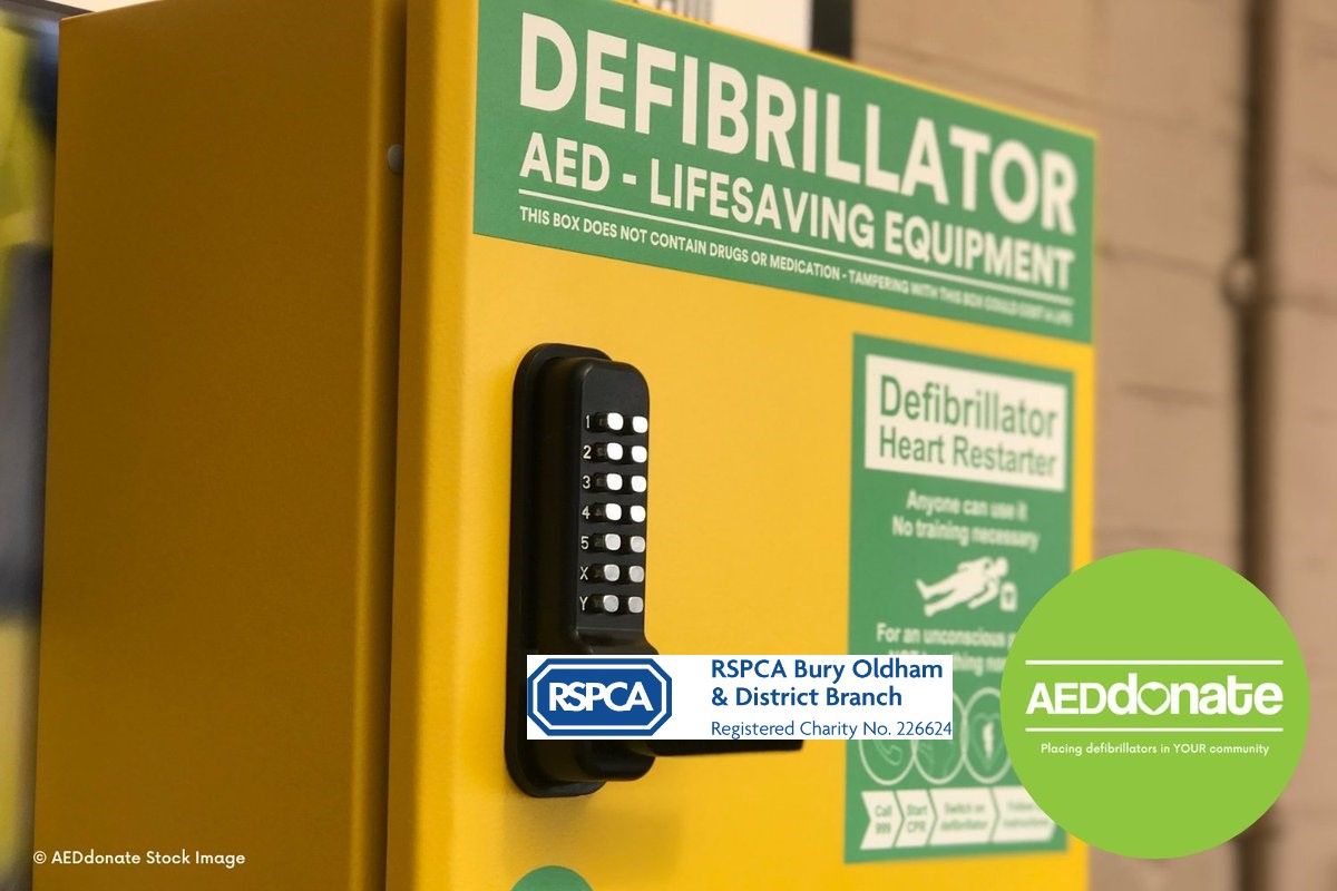 RSPCA launch appeal to raise money to get lifesaving defibrillator at its Oldham site
