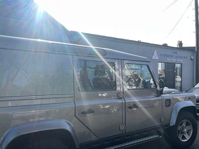 Competition sees Moulsecoomb pupils name Land Rover carrying supplies to Ukranian border