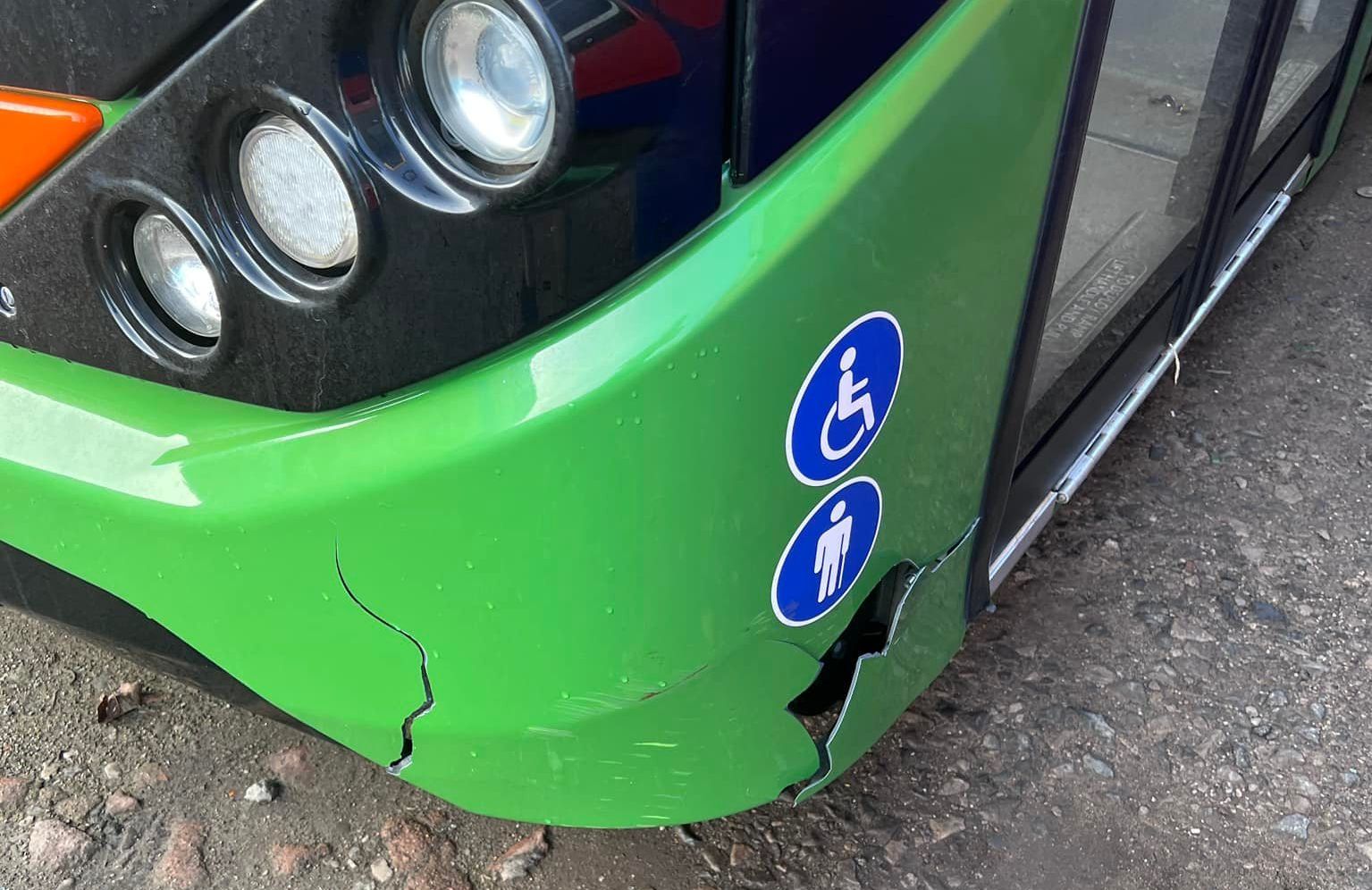 X1 bus could be pulled after damage from 'traffic cones' thrown in Runcorn