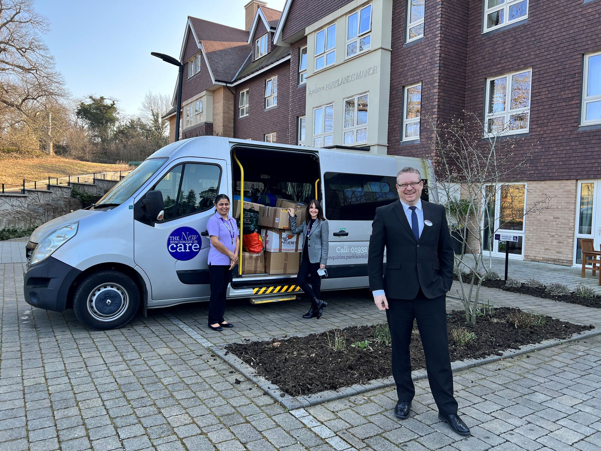Chertsey care home residents offer support to Ukraine refugees