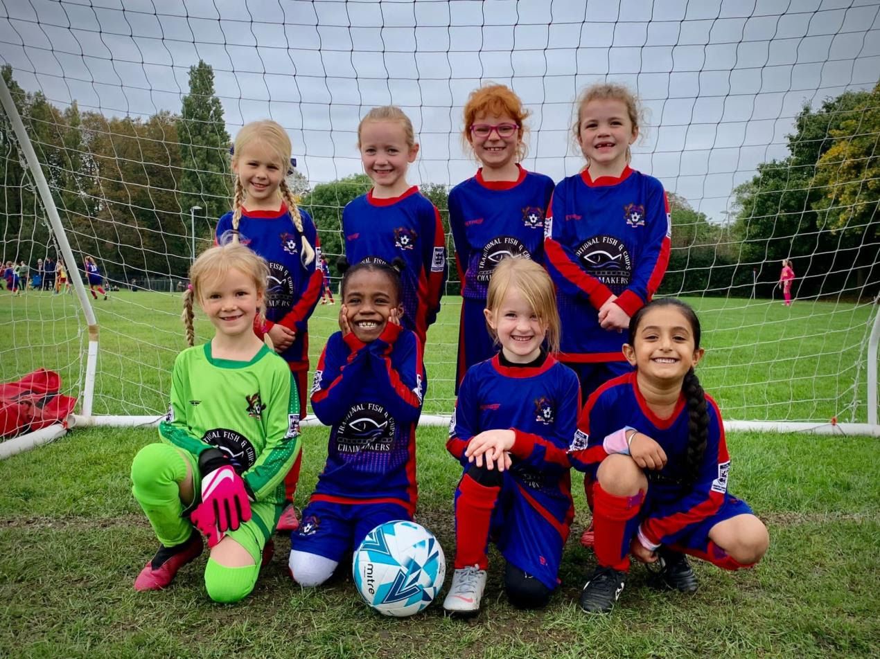 Halesowen girls football team scores vital funding from local housebuilder
