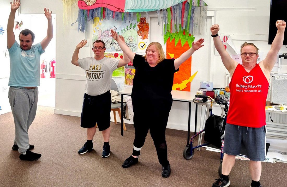 East Kent Mencap members take on 30-day spring challenges