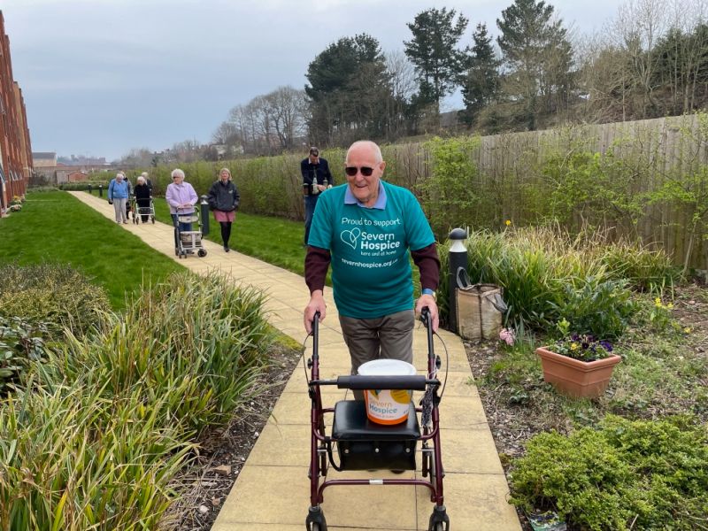 Shropshire pensioner follows in footsteps of Captain Tom