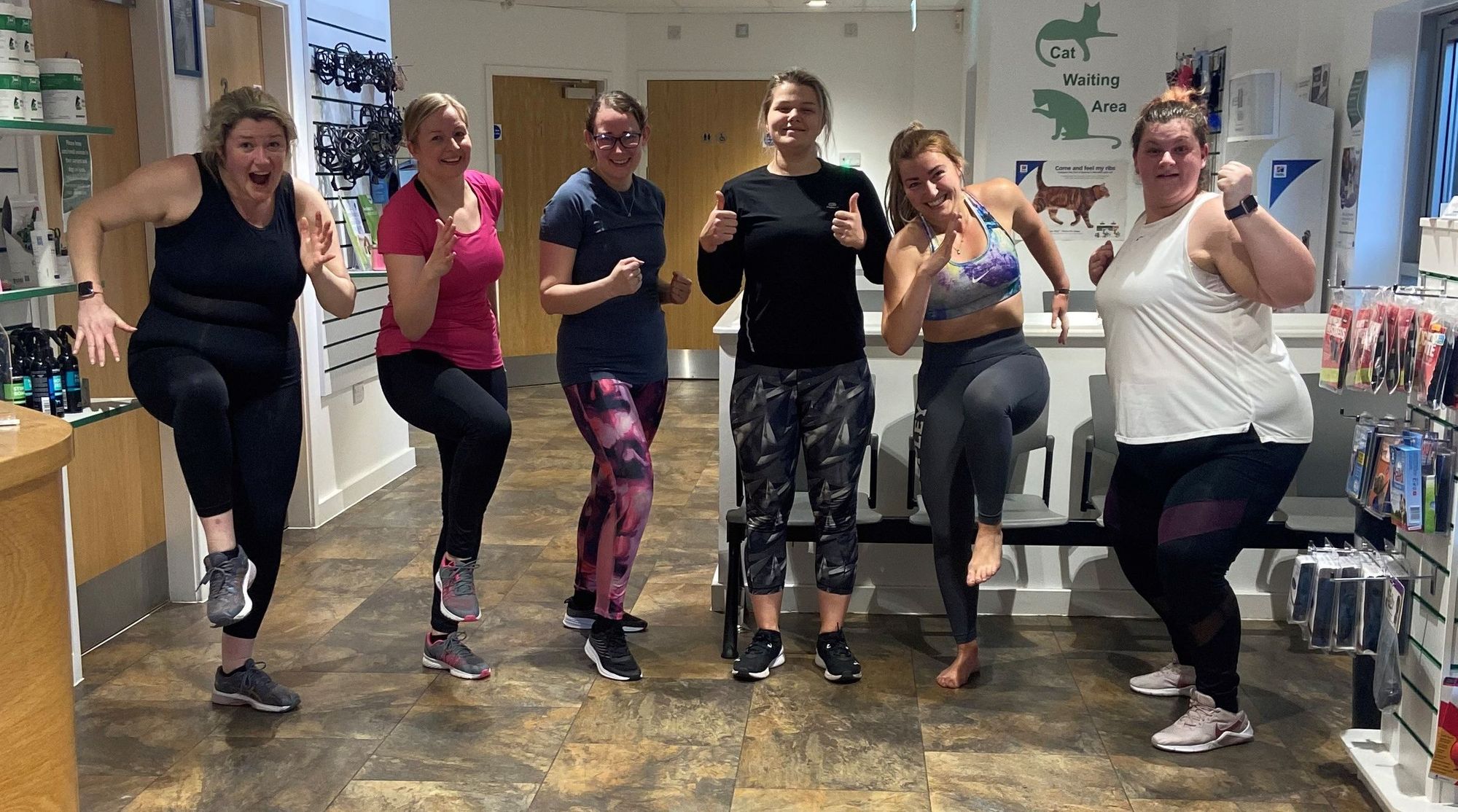 Ashby-de-la-Zouch vet supporting her colleagues through exercise