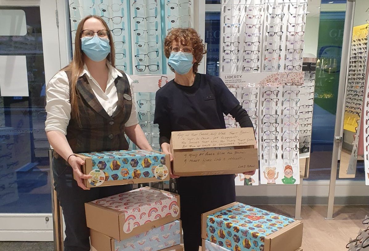 Whitstable opticians to donate boxes of smiles to Ukrainian children