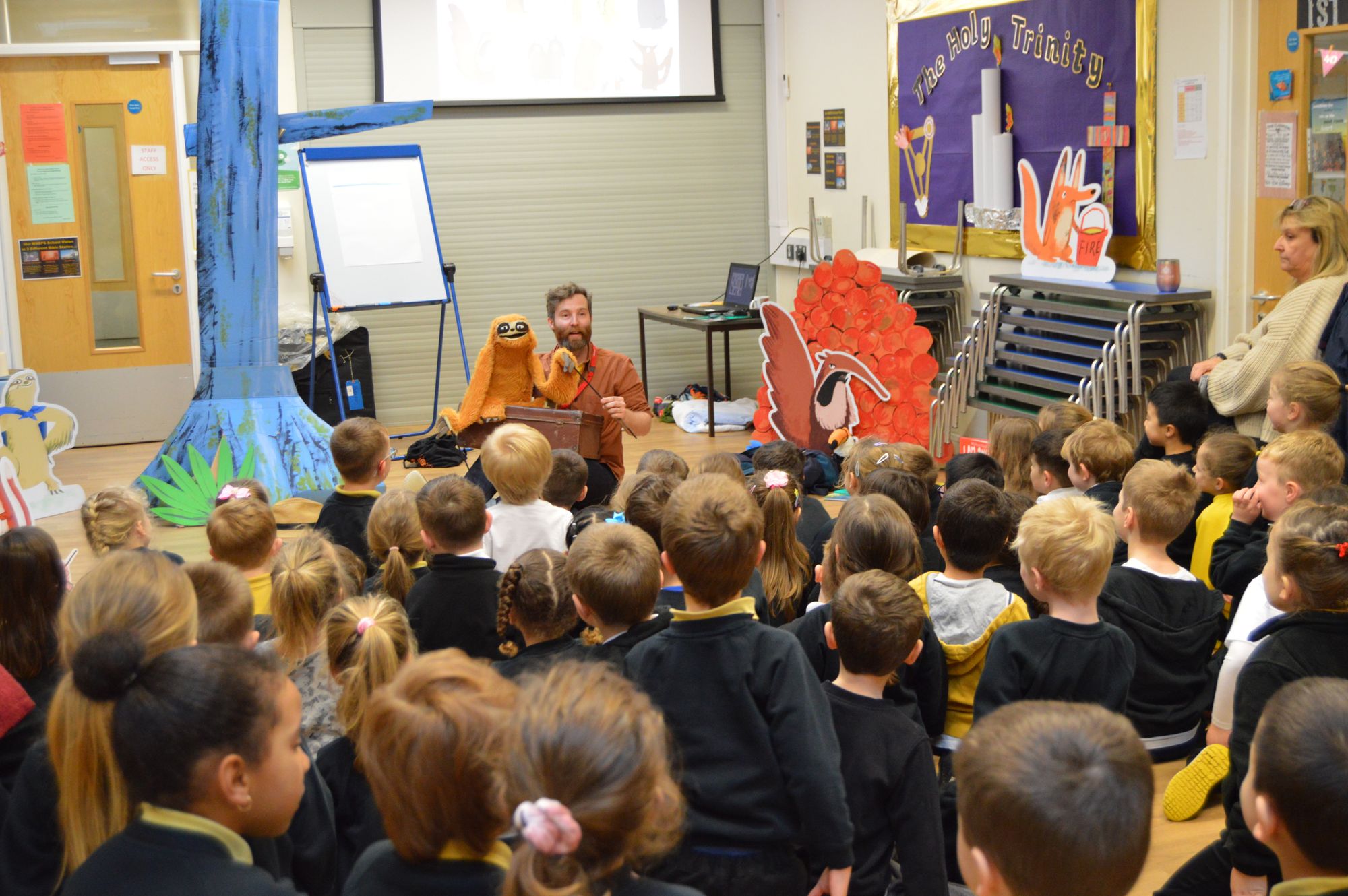 Children's authors read to pupils at Bath schools