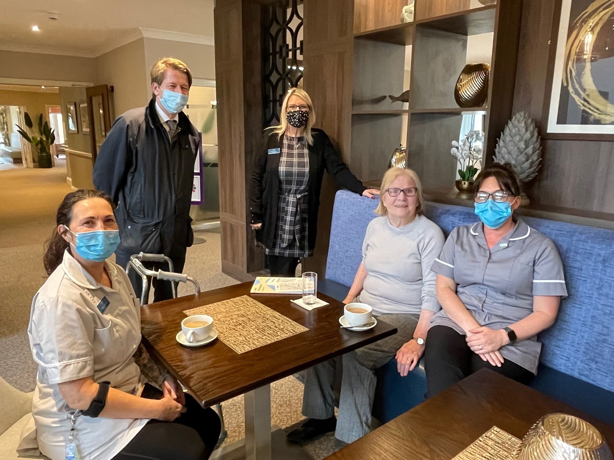 Worcester MP visits newly opened care home