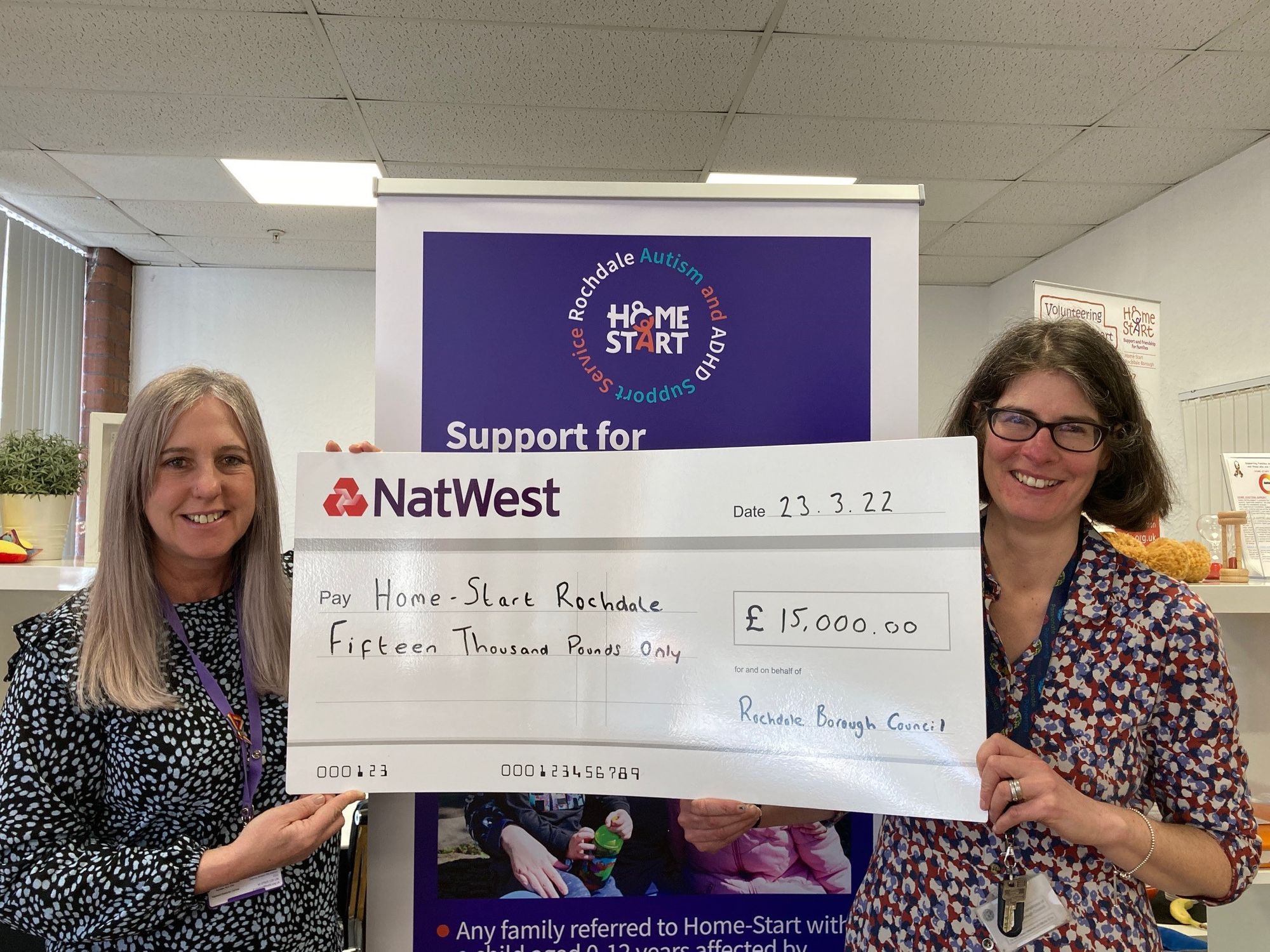 Rochdale family charity receives £15,000 funding boost from crematorium scheme