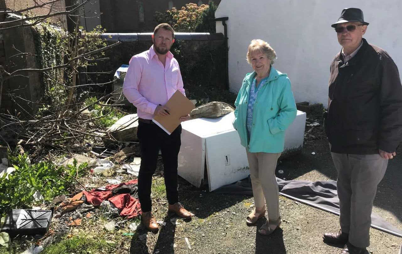 Local MSP backs new legislation to end fly-tipping