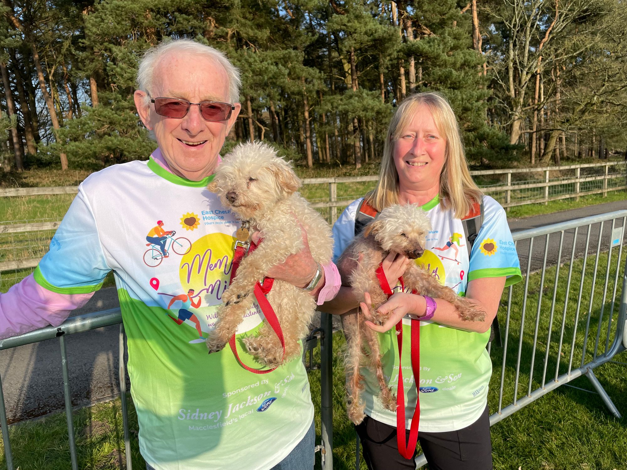 Memory Miles walkers bask in spring sunshine