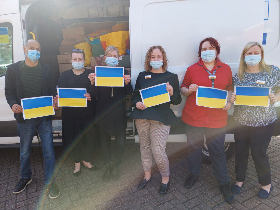 Community rally round Ukraine appeal in Hythe
