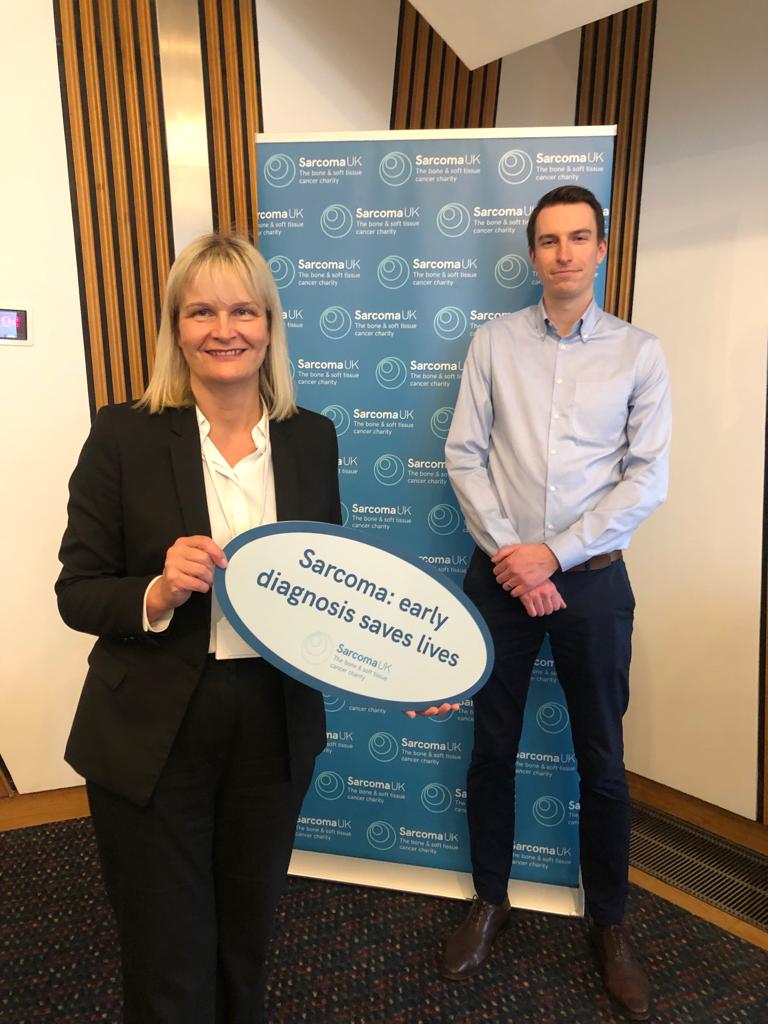 Ayrshire MSP puts early sarcoma cancer diagnosis on the agenda in Scotland