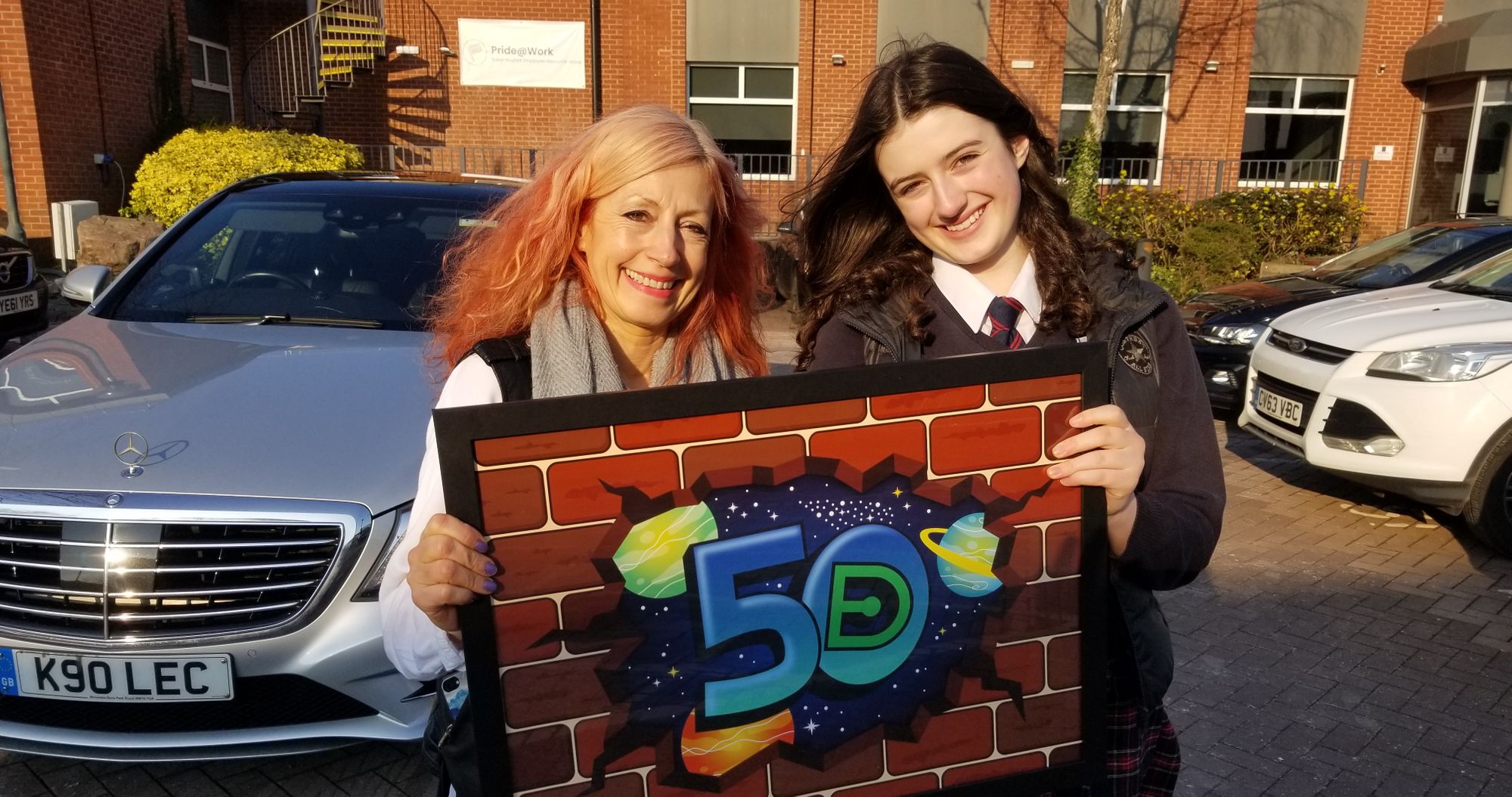Groby pupil designs logo for 50th anniversary of global technology firm