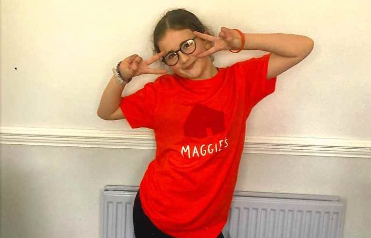 11-Year-Old Faith walks 300,000 steps for Maggie’s Wirral