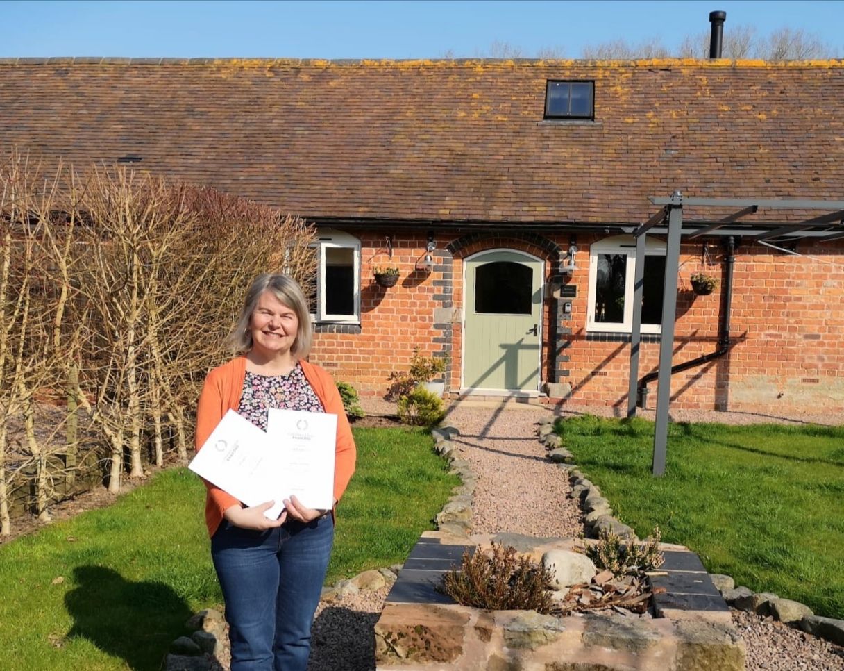 Shropshire business owner shortlisted in regional awards for the luxury holiday cottages