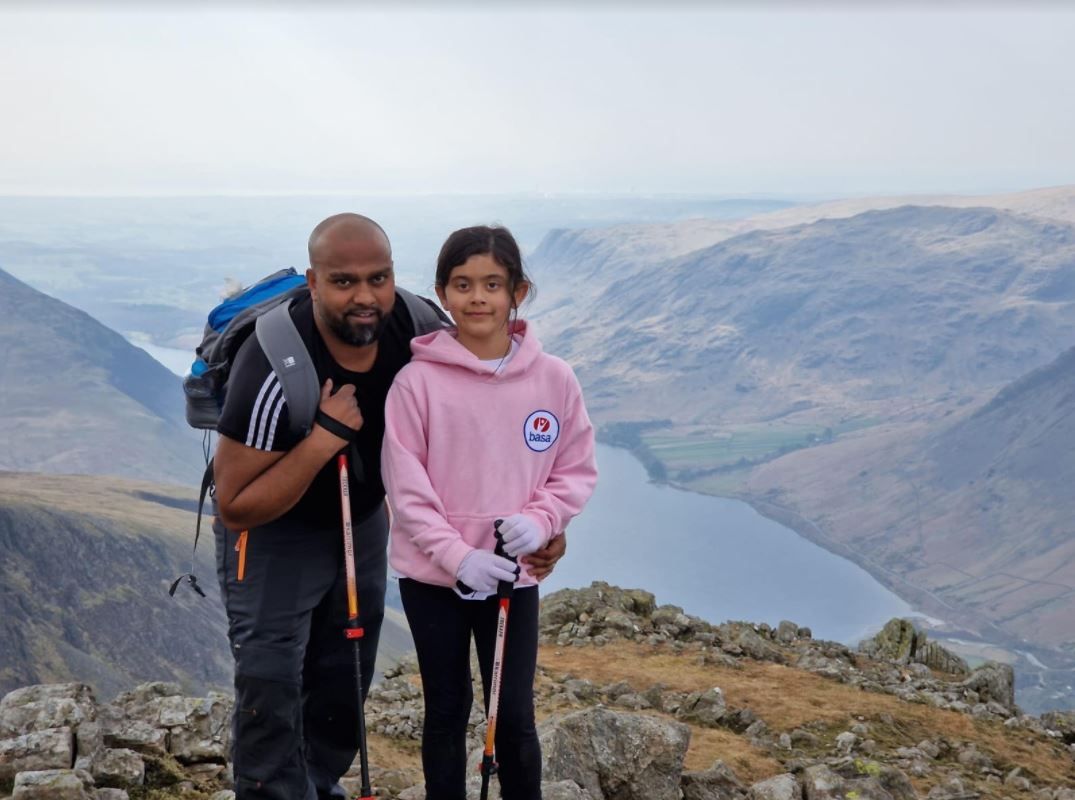 Rochdale father and daughter raise more than £500 by climbing Scafell Pike