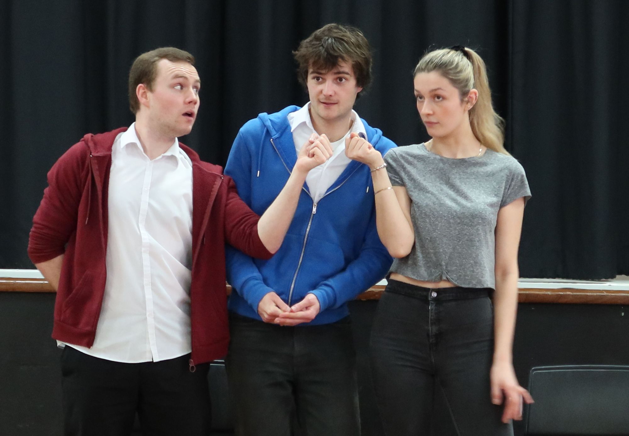 Crowborough students entertained by Unacceptable performance