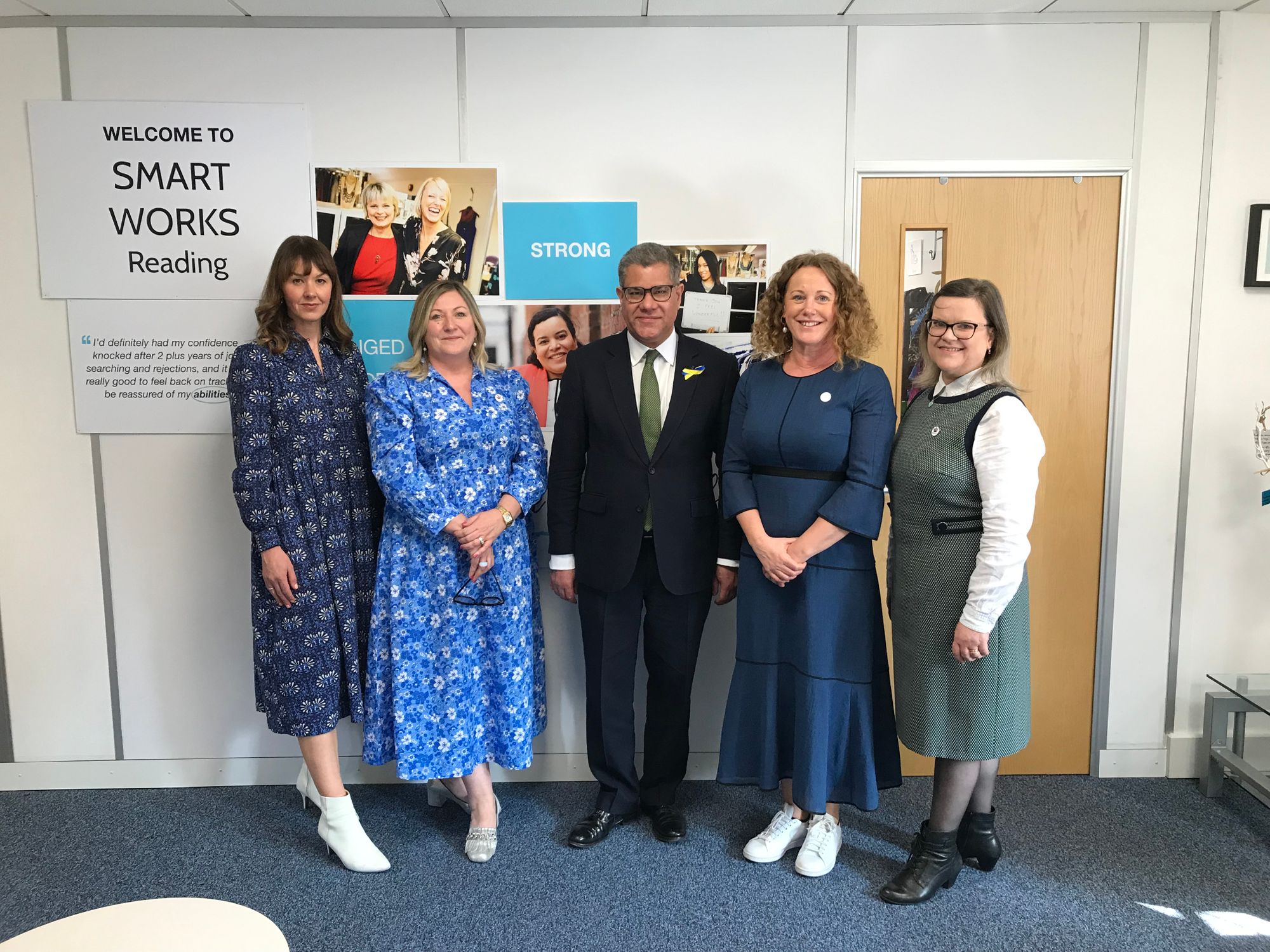 Alok Sharma MP visits Smart Works Reading's new centre