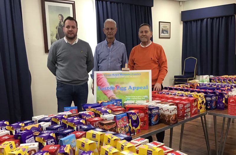 Essex Masonic lodges overwhelmed by response to Easter Egg appeal