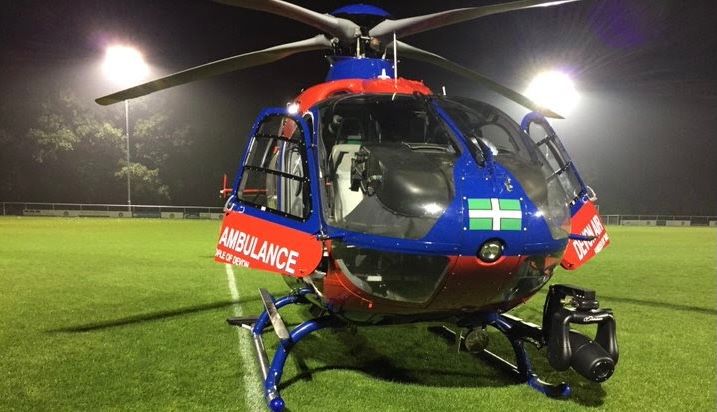 Tavistock Football Club offers community landing site to Devon Air Ambulance