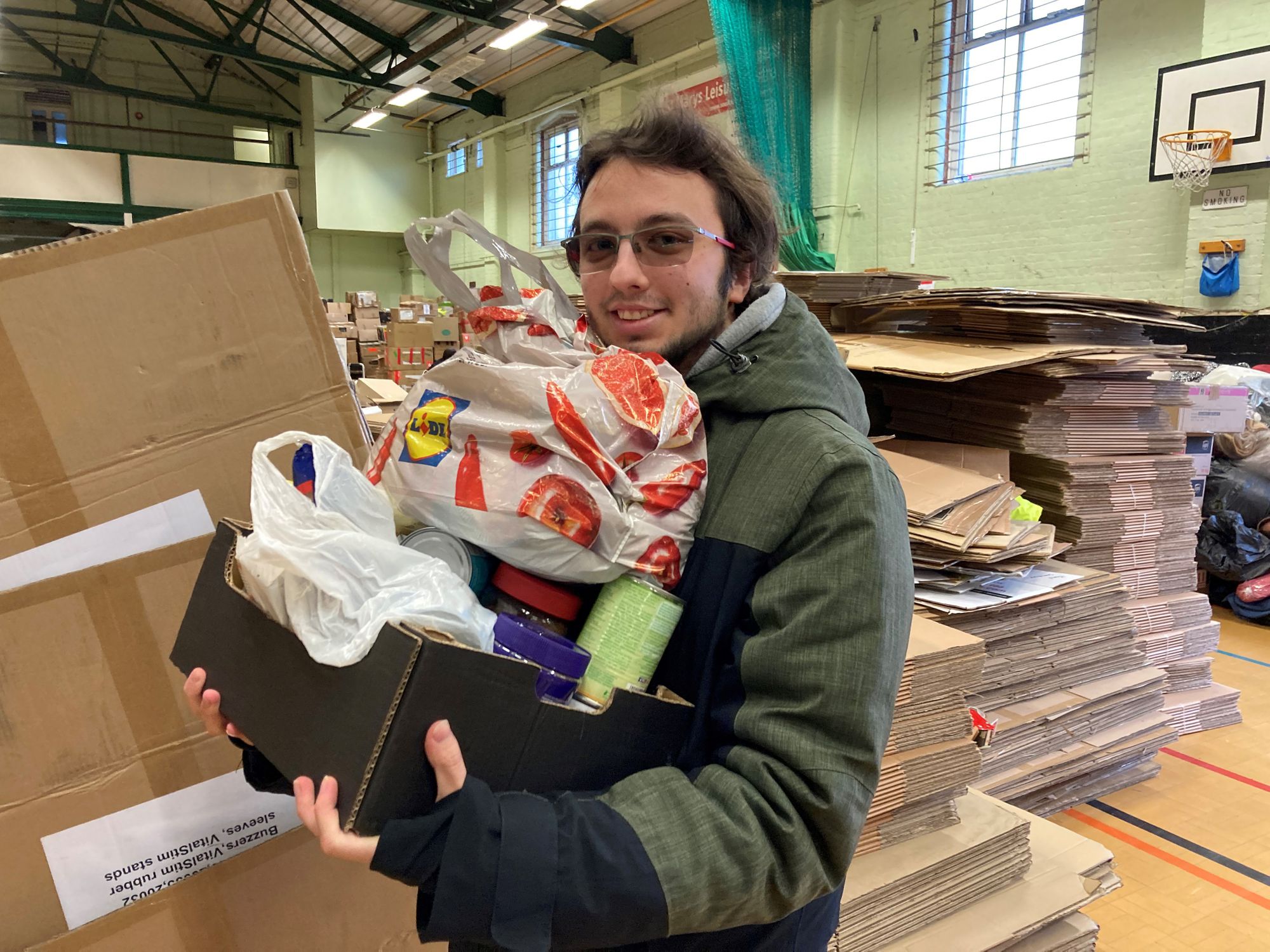Southampton student leads college support for Ukrainian refugees