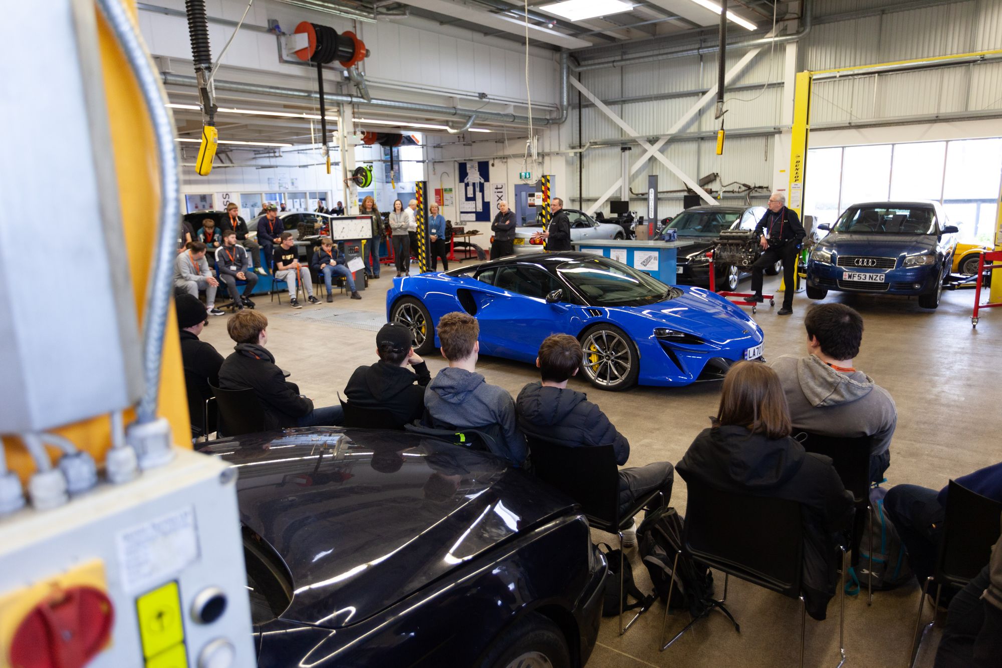 College students in Farnborough celebrate National Careers Week